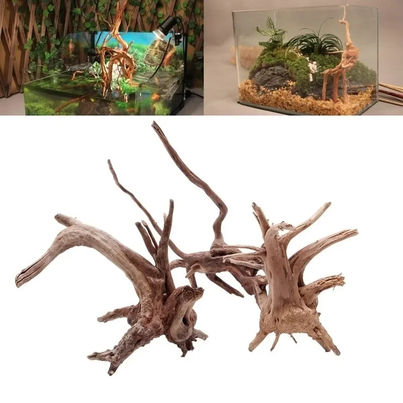 Aquarium Plant Substrate - Natural Tree Trunk Driftwood Aquarium Fish