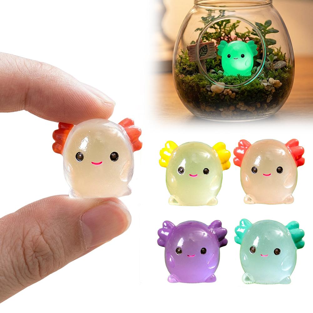 Aquarium Moss - Luminous Axolotl Miniatures Glow In The