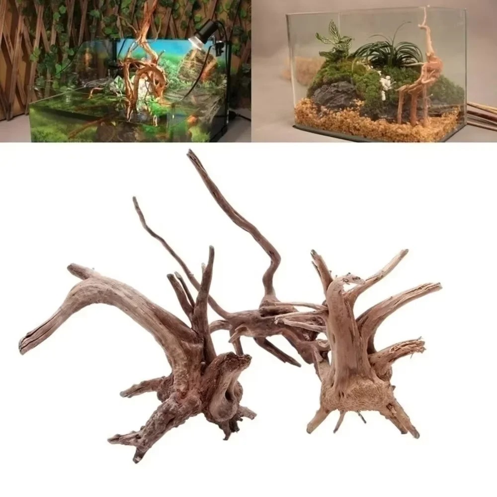 Aquarium Plant Substrate - 15-20CM Natural Driftwood Aquarium Decor -