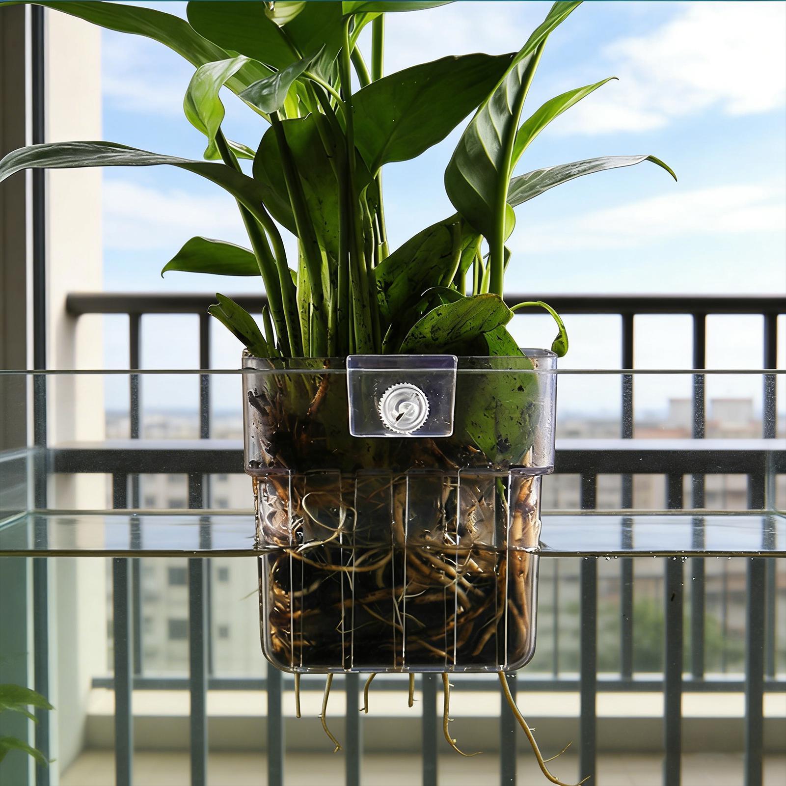 Transparent Hangable Aquarium  - đánh giá và giá Plant Aquarium Pot