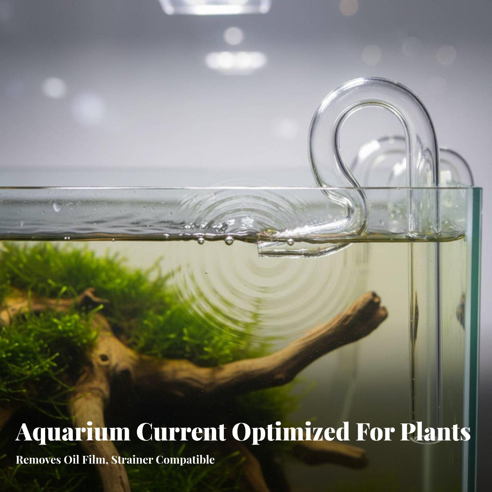 Glass Lily Pipe Aquarium Surfa - đánh giá và giá Aquarium Planted Tank Filter