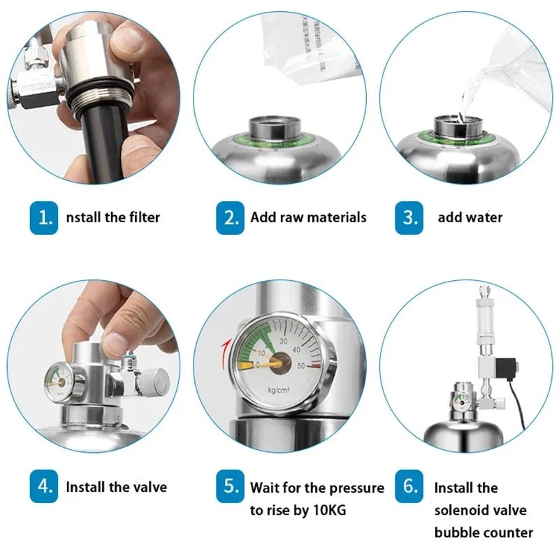Aquarium CO2 Generator system  - đánh giá và giá Aquarium Liquid Carbon