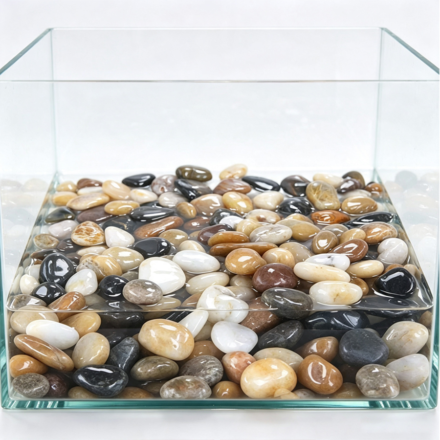 300-700g Smooth River Pebbles, - đánh giá và giá Plant Aquarium Pot