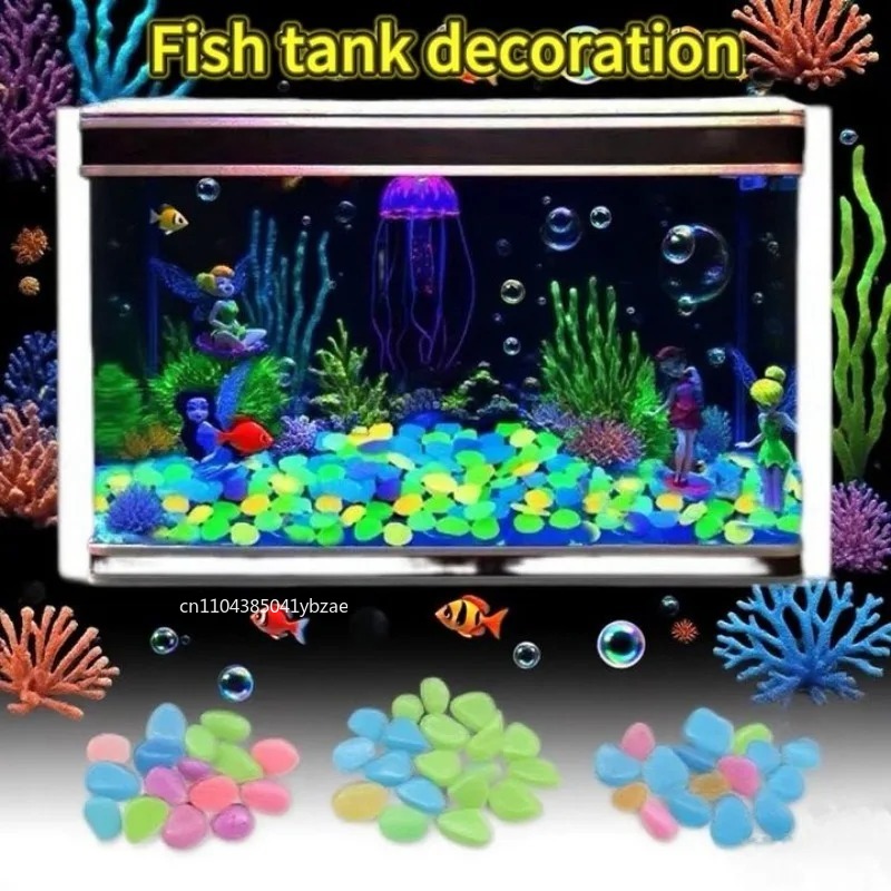 100-800pcs Glow in The Dark Pe - đánh giá và giá Plant Aquarium Pot