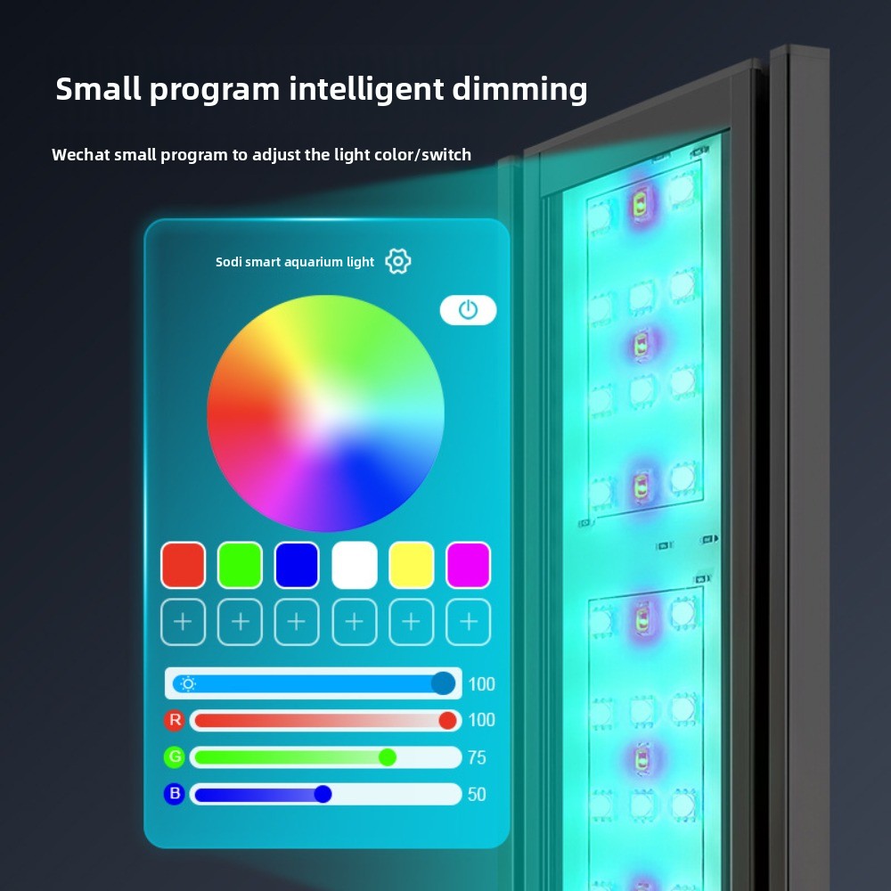 Smart Fish Tank RGB Aquatic Pl - đánh giá và giá Planted Aquarium Algae Control