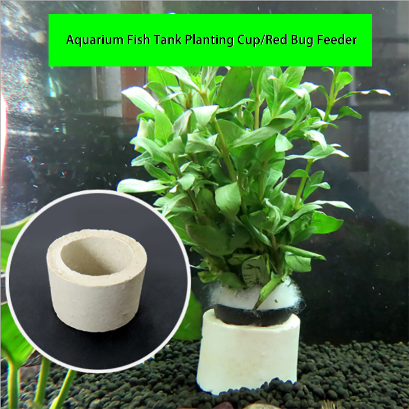 Aquarium Decoration Ceramic Ri - đánh giá và giá Plant Aquarium Pot