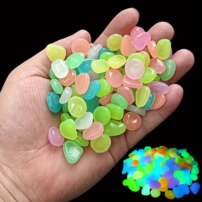 50-200pcs Glow in The Dark Peb - đánh giá và giá Plant Aquarium Pot