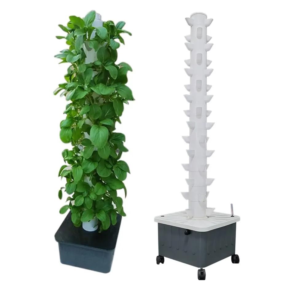 Vertical Hydroponic Grow Tower - đánh giá và giá Planted Tank