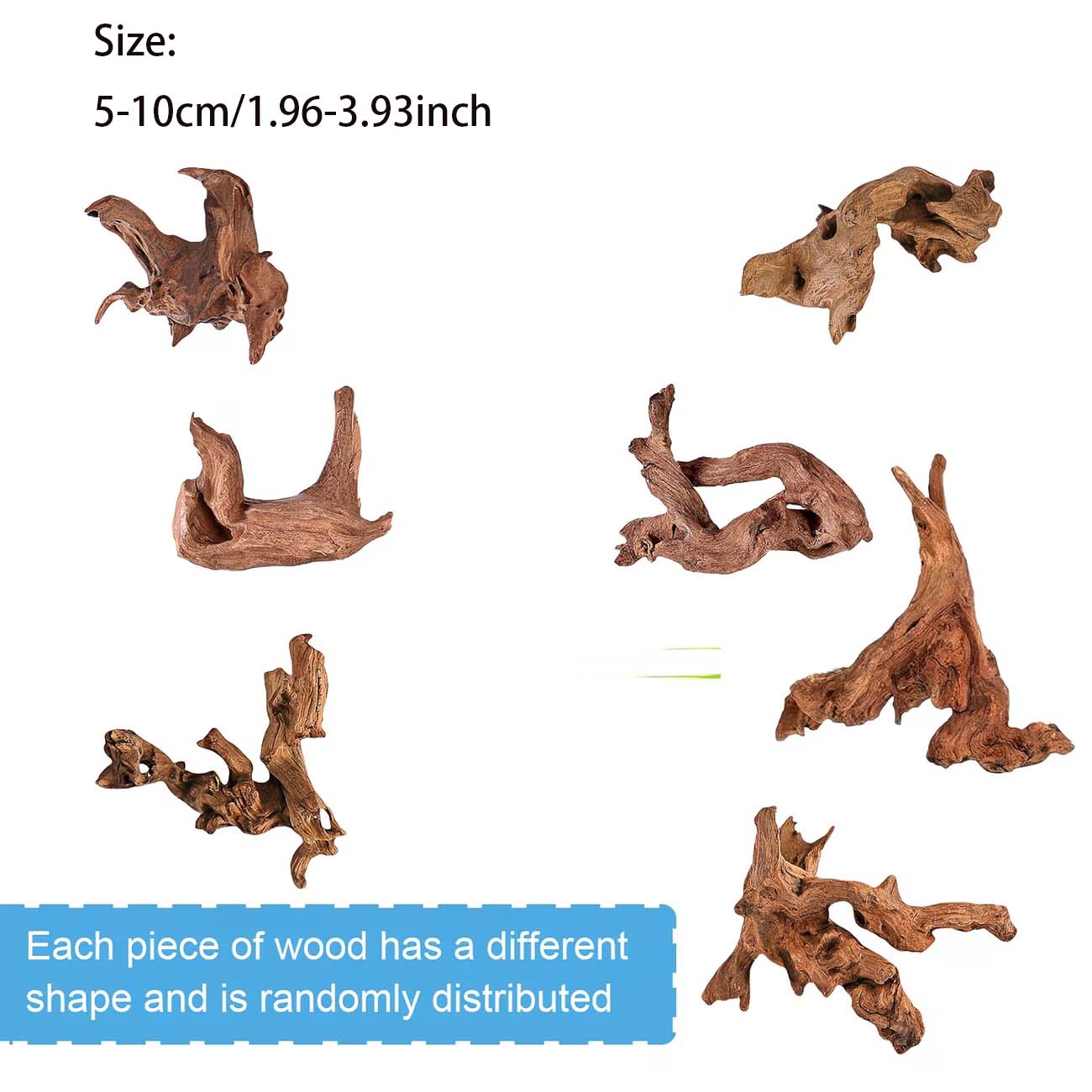 5-10CM Natural Sinkable Driftw - đánh giá và giá Aquarium Driftwood