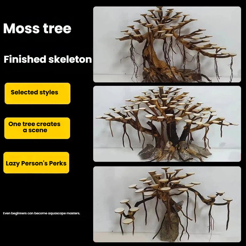 Aquarium Landscaping Moss Tree - đánh giá và giá Aquarium Plant Substrate