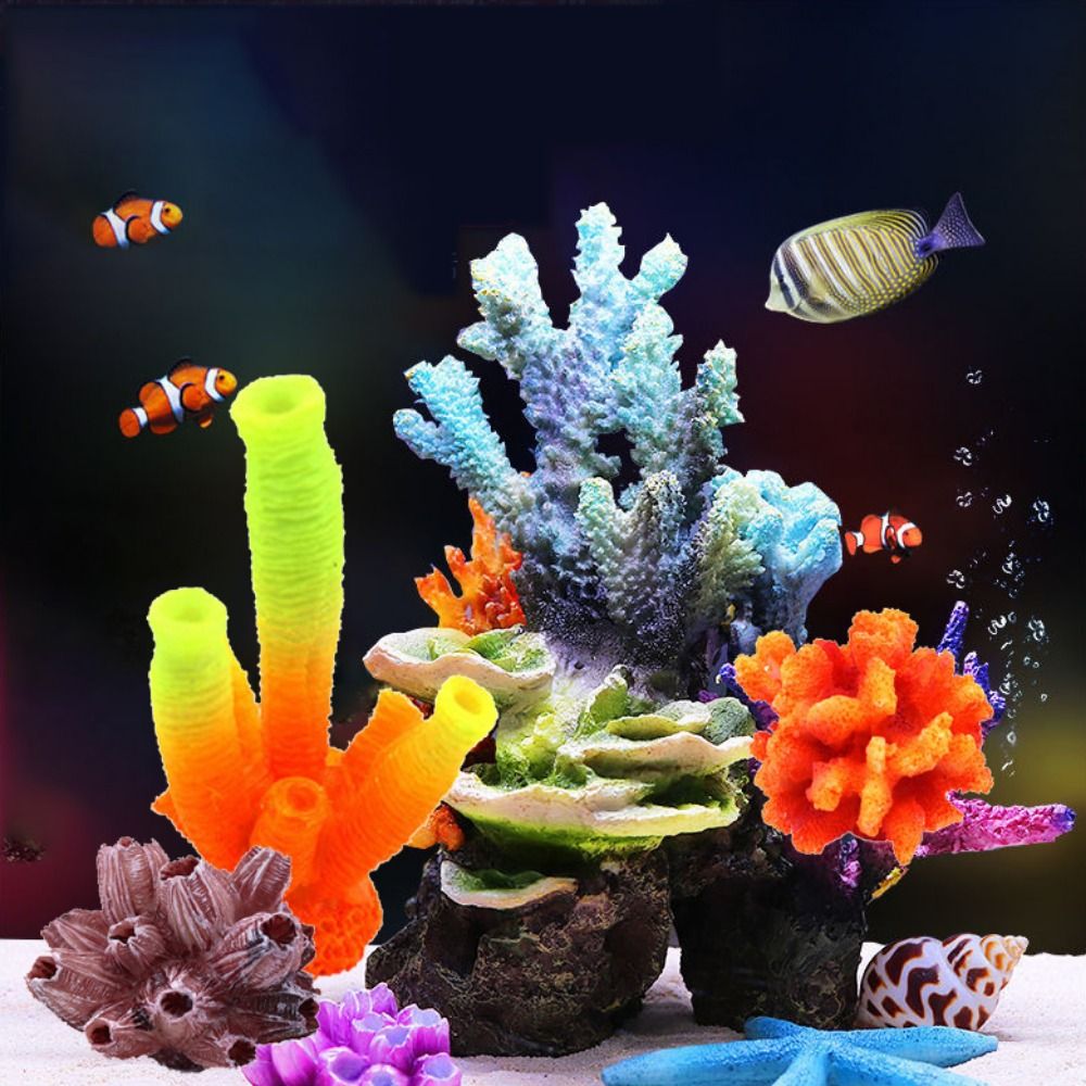 Colorful 1PC Lifelike Artifici - đánh giá và giá Aquarium Plant Substrate