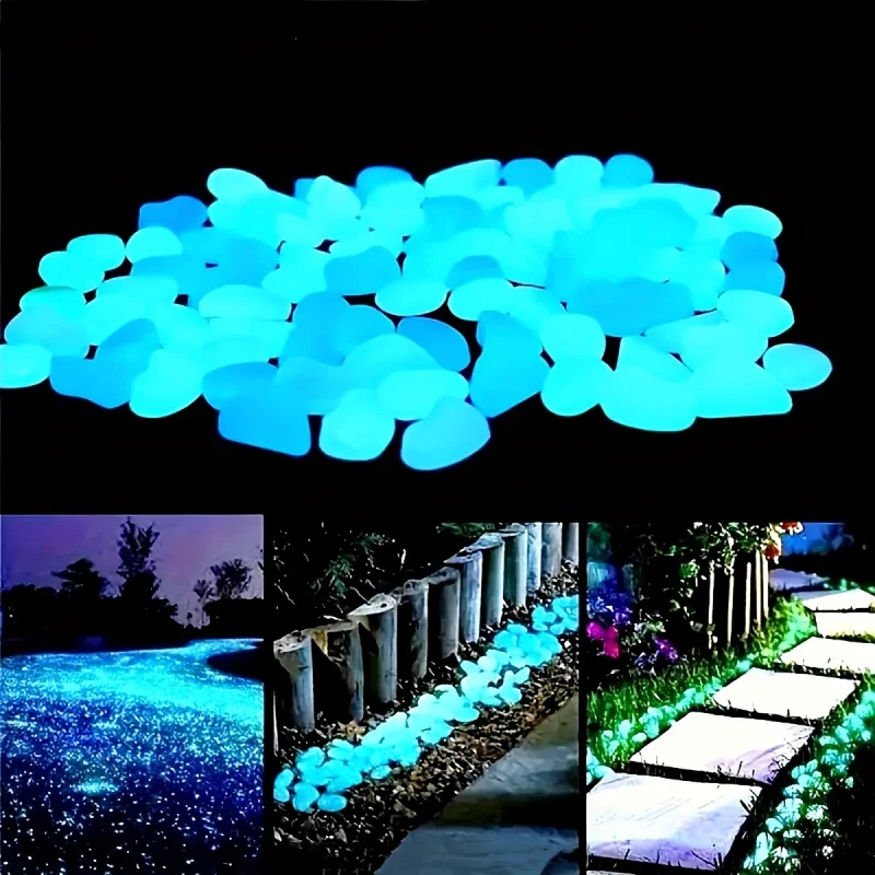 100pcs Resin Luminous Stones G - đánh giá và giá Plant Aquarium Pot