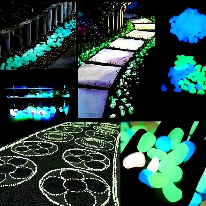 100pcs Resin Luminous Stones G - đánh giá và giá Plant Aquarium Pot