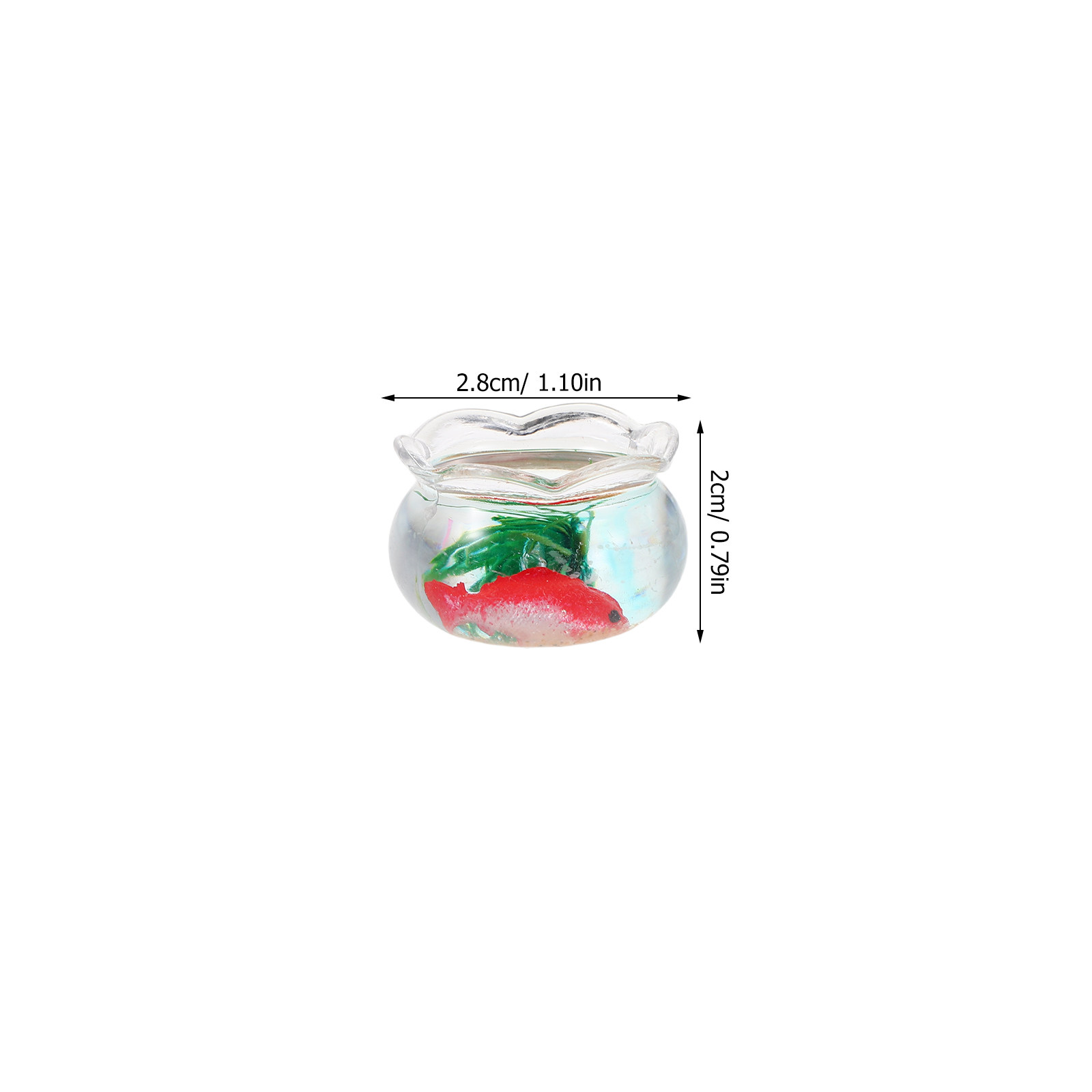 5Pcs Mini Fish Bowl Realistic  - đánh giá và giá Planted Tank