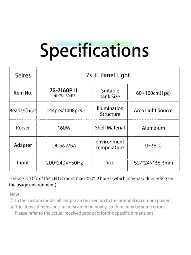 Aquarium LED Light 160W RGB Fu - đánh giá và giá Aquarium Plant Light