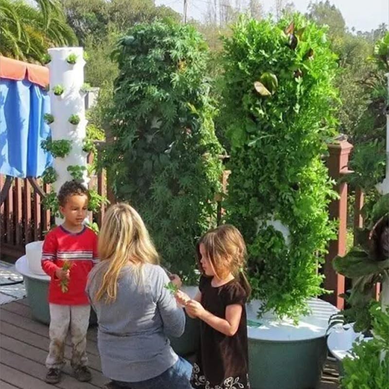 Vertical Hydroponic Grow Tower - đánh giá và giá Planted Tank